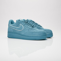 Nike Sportswear  Air Force 1 蓝色麂皮低帮运动鞋
