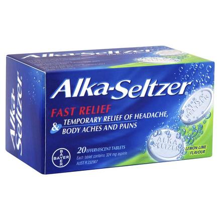 Alka-Seltzer 拜耳 柠檬味泡腾片 20片