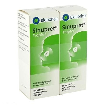 【满减8欧+免邮中国】SINUPRET 仙璐贝滴剂 欧龙马 缓解鼻部不适 100ml*2瓶