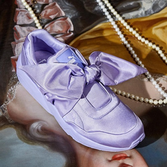 【凑单满$120立减$25】PUMA 彪马 Fenty by Rihanna 蕾哈娜合作款 蝴蝶结运动鞋 紫色