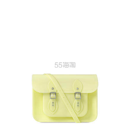 剑桥包X梅丽莎合作系列！Satchel 经典斜挎包 11英寸 夜光绿