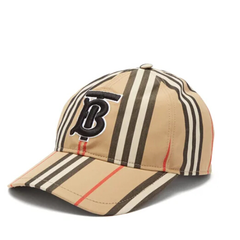 BURBERRY 新款条纹棒球帽