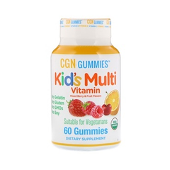 【9折】*明胶！California Gold Nutrition 儿童复合维生素软糖 浆果味 60粒