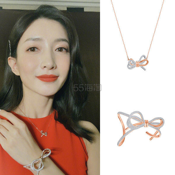 【江疏影同款】Swarovski Lifelong Bow 蝴蝶结项链