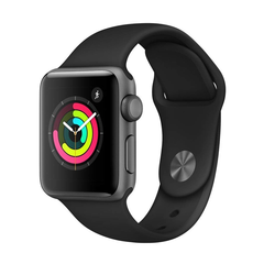银色/黑色好价！Apple Watch Series 3 苹果手表 GPS版 38mm 铝合金运动款
