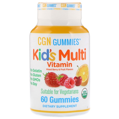 【额外9折】California Gold Nutrition 儿童复合维生素软糖 混合水果味 60粒