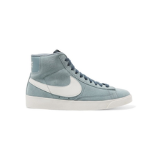 NIKE Blazer 人造绒面革皮革高帮运动鞋