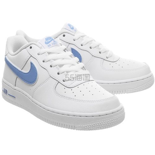 黄金码全！必备款！Nike 耐克 Air Force 1 空军1号 蓝白配色低帮运动鞋