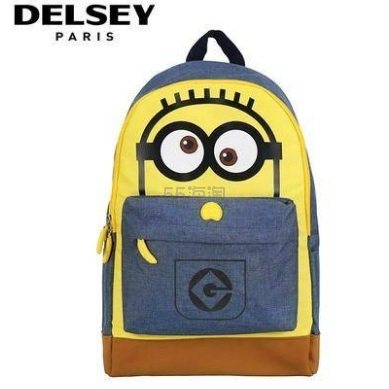 大人小孩都可以背！【天猫40元券+返利7.34%】Delsey 法国大使 X Minions 小黄人联名款双肩背包