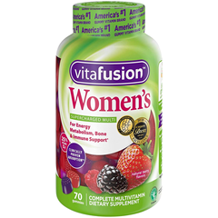 【美亚直邮】Vitafusion 女性综合维生素软糖 70粒 莓果味