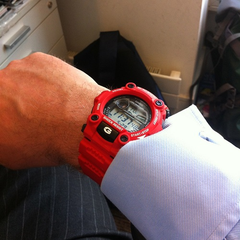 【55专享】Casio 卡西欧 G-Shock 系列 红色男士运动腕表 G7900A-4