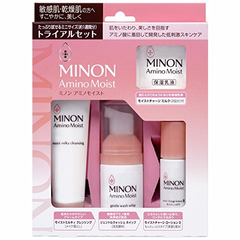 【日亚自营】MINON 氨基酸实用保湿旅行套装 4件套
