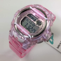【55专享】Casio 卡西欧 Baby G 系列 果冻粉色女士运动腕表 BG169R-4