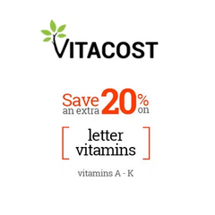 【额外8折】Vitacost：精选 letter vitamins 维生素专场
