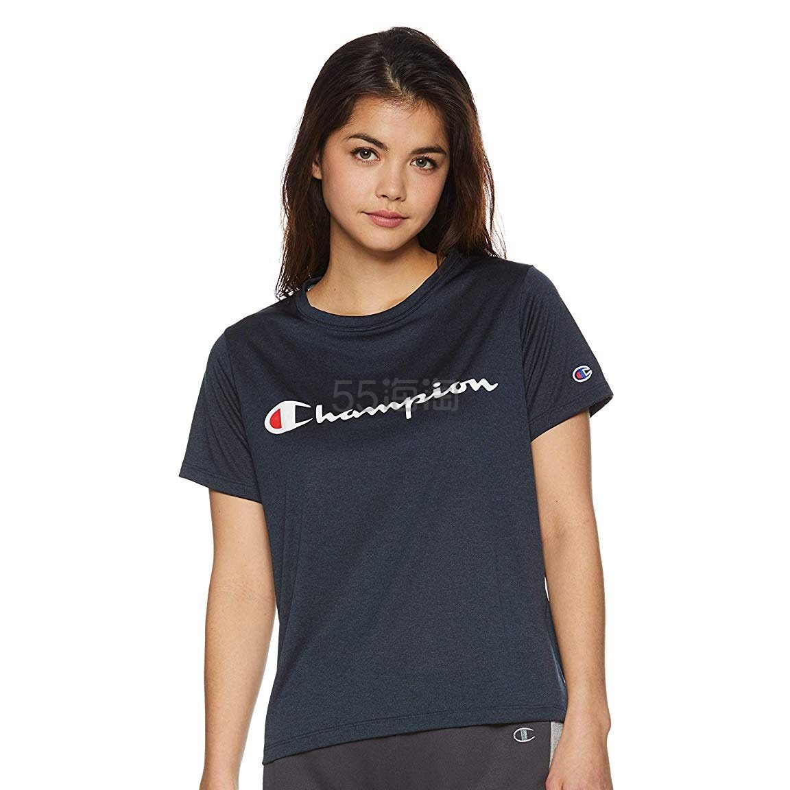 1件85折中亚prime会员champion日版中性经典刺绣logot恤cwps303