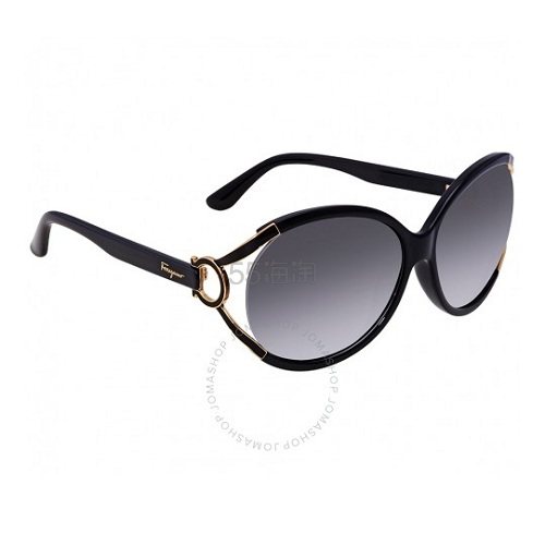 【55专享】Ferra* 菲拉格慕 灰色渐变圆女士太阳镜