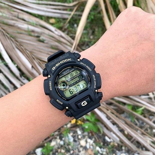 【55专享】Casio 卡西欧 G-Shock 系列 黑金男士运动腕表 DW-9052GBX-1A9CR