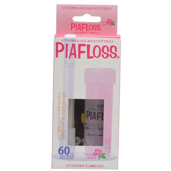 【日亚自营】【加购适用】Piafloss 耳洞清洁线 60根 玫瑰味