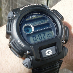【55专享】降价！Casio 卡西欧 G-Shock 系列 黑色男士运动腕表 DW-9052V-1CR