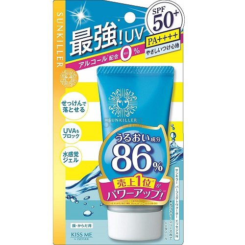 日亚自营kissme奇士美水感清爽保湿防晒霜spf5050g