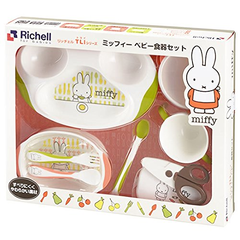 【日亚自营】Richell 利其尔 米菲 婴幼儿餐具餐盘礼盒套装