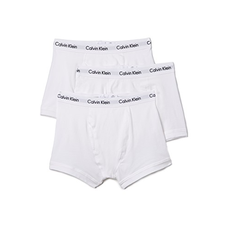 Calvin Klein Underwear Cotton Stretch 3 Pack Trunks 男士平角内裤3条装