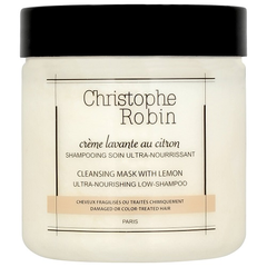 【*后1天】买3付2+额外8.9折！Christophe Robin 柠檬护色头发清洁霜 加量装500ml