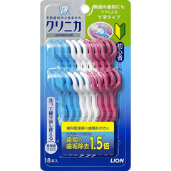 【日亚自营】Lion 狮王 Y型牙线尼龙材质深层清洁牙缝 18支*3个