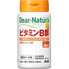 【日亚自营】【加购适用】Asahi 朝日 Dear Natura 复合维生素B群B族 VB改善毛孔 60粒