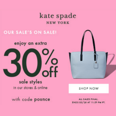 Kate Spade：精选 时尚服饰鞋包