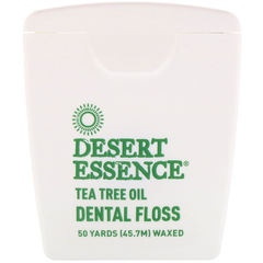 【9折+再减$5】Desert Essence 茶树油牙线 上蜡 45.7米