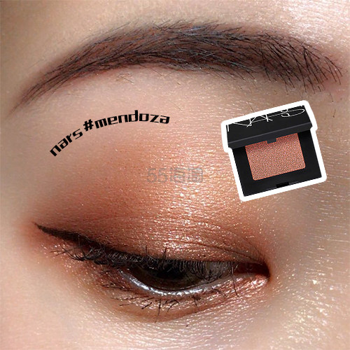 【超美】NARS 单色眼影 #Mendoza 亮片金红棕色