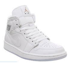 【法国国家队限定款】Air Jordan 1 白色中帮女士运动鞋