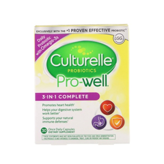 【3盒0税免邮】Culturelle 康萃乐 Pro-Well 三合一益生菌 30片