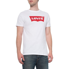 码全三色可选~Levi's 李维斯 White Red Batwing 经典logo短袖T恤