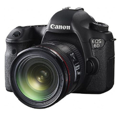 【100元大券】Canon 佳能 EOS 6D（EF 24-70mm f/4L IS USM 镜头）全画面单反套机