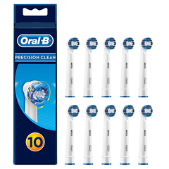 【中亚Prime会员】Oral-B 欧乐B 电动牙刷替换刷头10支装 Precision Clean