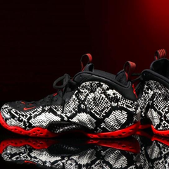 【5姐资讯】Nike 耐克 Air Foamposite One 蛇纹喷 男子篮球鞋