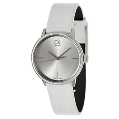 好价！Calvin Klein 卡尔文·克雷恩 Accent 系列 银白色女士时尚腕表 K2Y2Y1K6