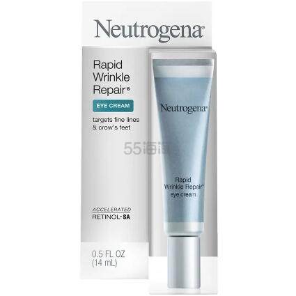 【第2件半价】Neutrogena 露得清 A醇SA抗皱眼霜保湿 快速修复去细纹抗衰老 14ml