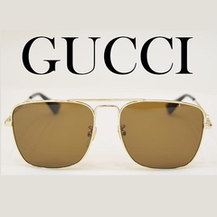 【55专享】好价！Gucci 古驰 棕色方形太阳镜