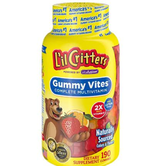 【满额8.5折】L'il Critters 小熊儿童多种维生素软糖 190粒