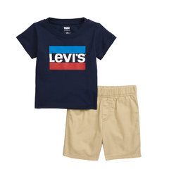 LEVI'S® Logo T-Shirt & Shorts Set  婴童款套装