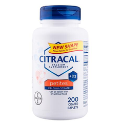 【第2件半价+额外8.5折】拜耳 Citracal 美信 钙维生素D3柠檬酸钙钙片 200片