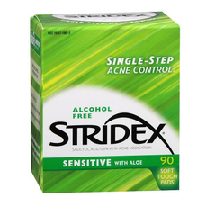 【满$40额外8.5折】Stridex 水杨酸棉片 *头闭口粉刺 温和型 90片