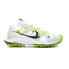 Nike X Off-White 合作款 Zoom Terra Kiger 5 白绿配色运动鞋