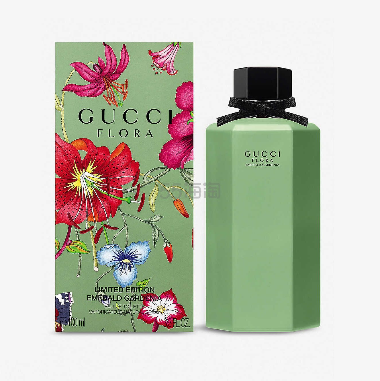 新品gucci2019限定floraemeraldgardenia小绿瓶淡香水清新花香100ml