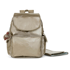 Kipling ZAX Metallic Backpack Diaper Bag 金属色双肩包