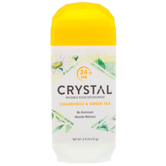 【9折+2件再9.5折】Crystal Body Deodorant 隐形固体*剂 甘菊&绿茶 70g