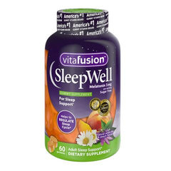 【第2件半价+10倍积分】Vitafusion SleepWell 褪黑素3mg 睡眠软糖 60粒
